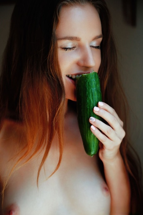 Young girl with long hair Sofi Shane creams her pussy while masturbating 83712641