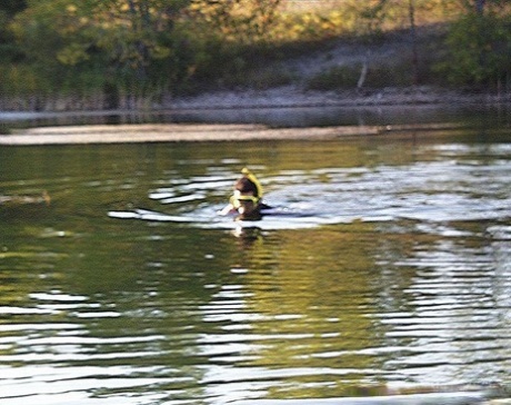 Best friends have a threesome on the shore with a male kayaker 77756960