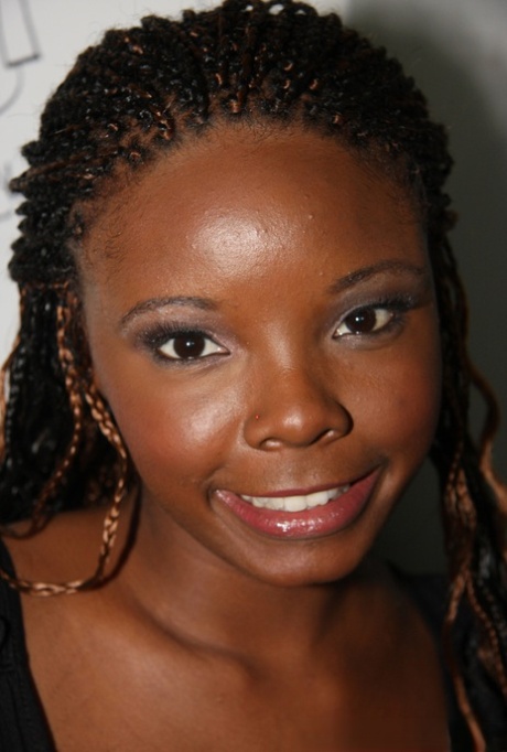 Hot ebony Stacy Adams disrobes for black booty gloryhole fuck & sticky facial 78174974