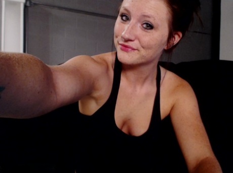Barely legal girl Freckles 18 goes topless while sporting nipple pasties 56126081