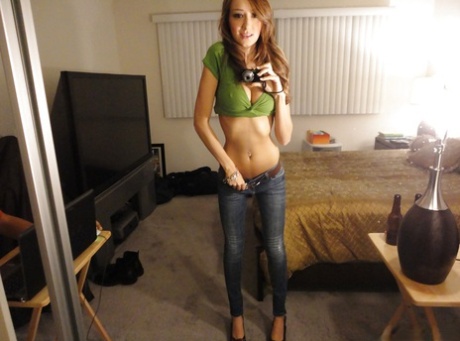 Naughty teen takes off her clothes to boast of big tits and sexy body shapes 54996781