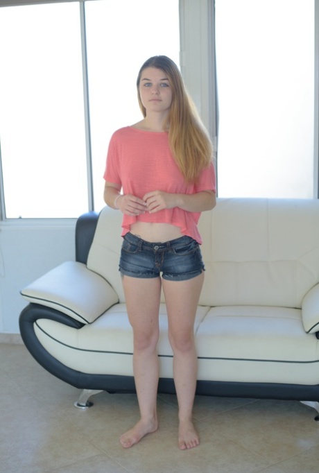 Teen beauty Anastasia Rose shows off pussy and assin adorable solo 15524736